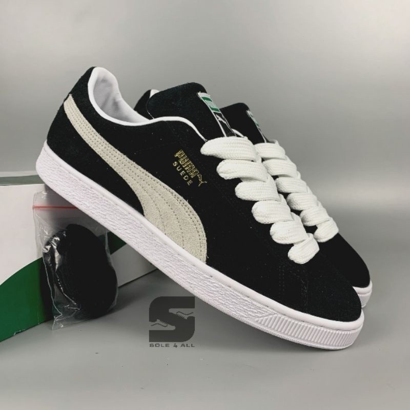 Puma classic black suede สาเหตุ tr1604 Ng