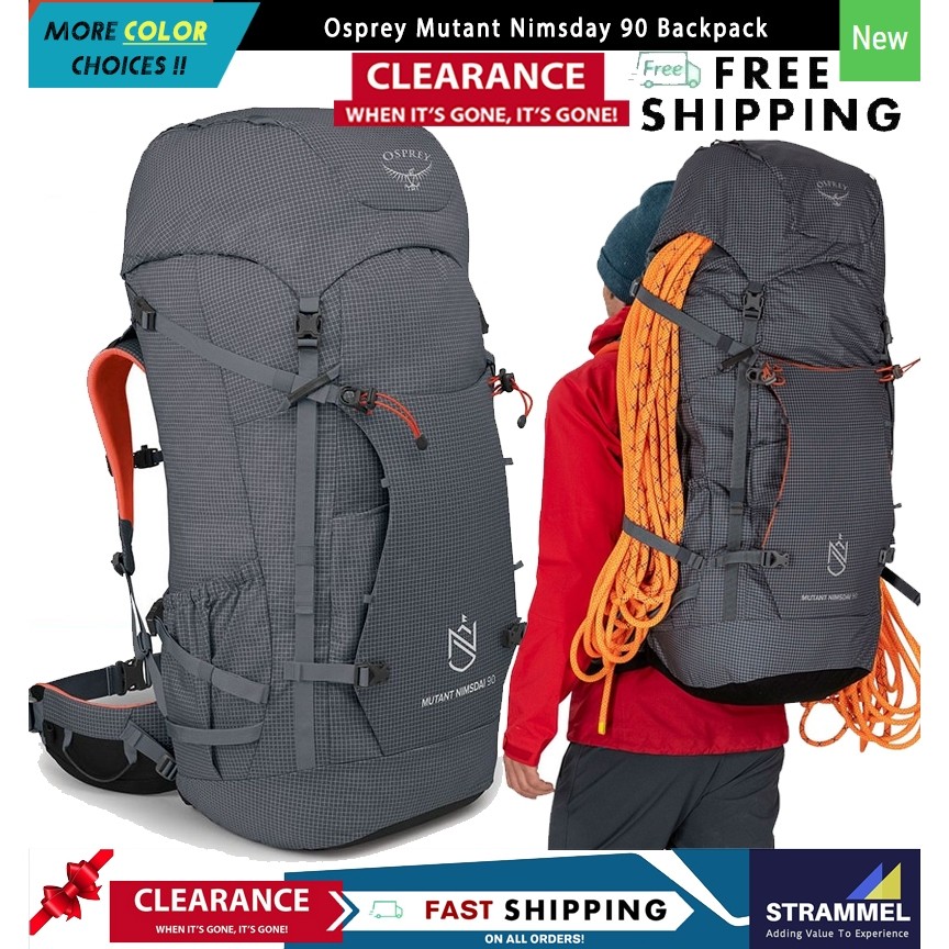 Osprey Mutant Nimsdai 90 Alpine Special Edition กระเป๋าเป้สะพายหลังสําหรับเดินป่า Trekking Mountain