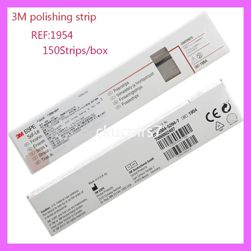 A 3M ESPE Dental Sof-Lex Sanding and Polishing Strips 1954 /1954N Finishing Teeth Whitening Dental