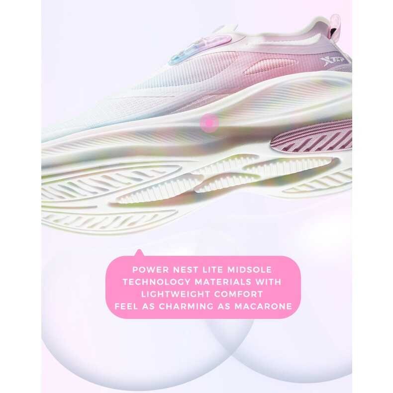 ❤ Xtep[Dynamic Foam-Aron] รองเท้าวิ่งสตรีรองเท้ากีฬาน้ำหนักเ