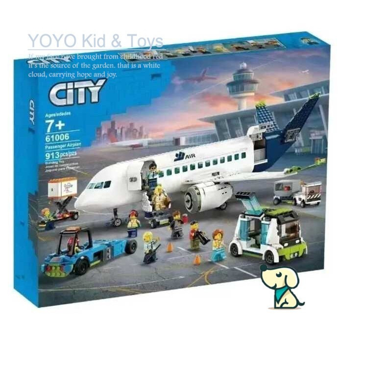 Yoyo Hobby HY3 เครื่องบินโดยสาร เข้าได้กับ City Passenger-Airplane 60367 61006 EC2