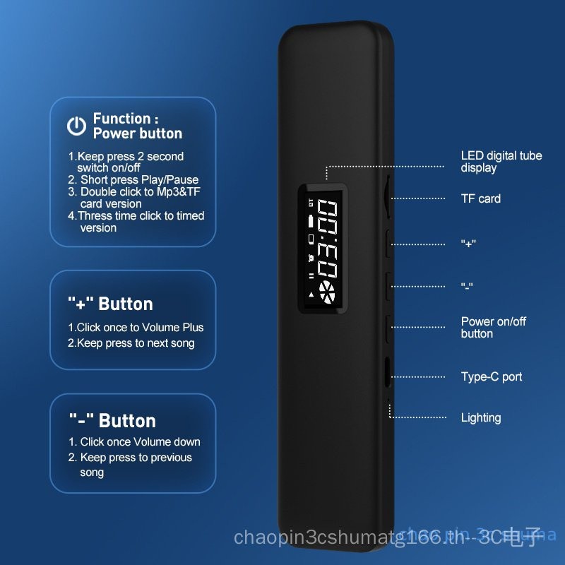 CPSM in stock free new sleep speaker speaker 5.3 Bone conduction Bluetooth speaker sleep treasure s