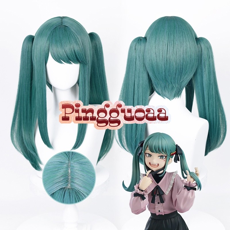 VOCALOID Vampire Miku Cosplay Wig 42cm Long Ponytails Heat Resistant Synthetic Wigs