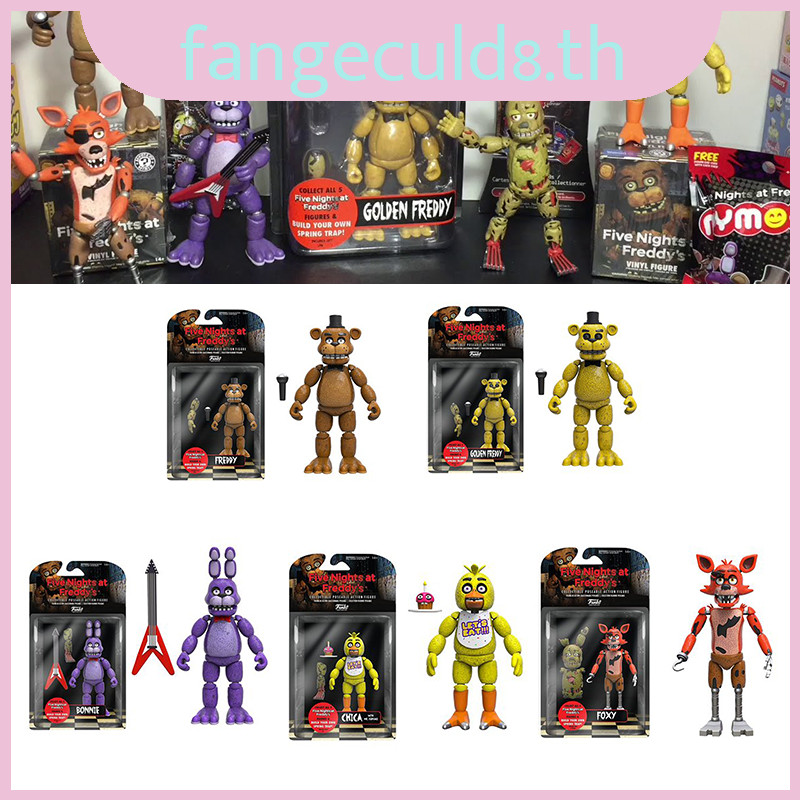 Funko Five Fnaf Nights At Freddys Action Figure Articulated Golden Freddy Kids สําหรับ
