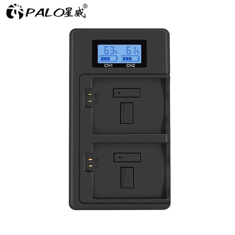 Δ Lp-E5 Lp-E8 Lp-E10 Lp-E12 Lp-E17 Lp-E6 E8 E10 E12 E17 แบตเตอรี่ USB Dual Smart Charg