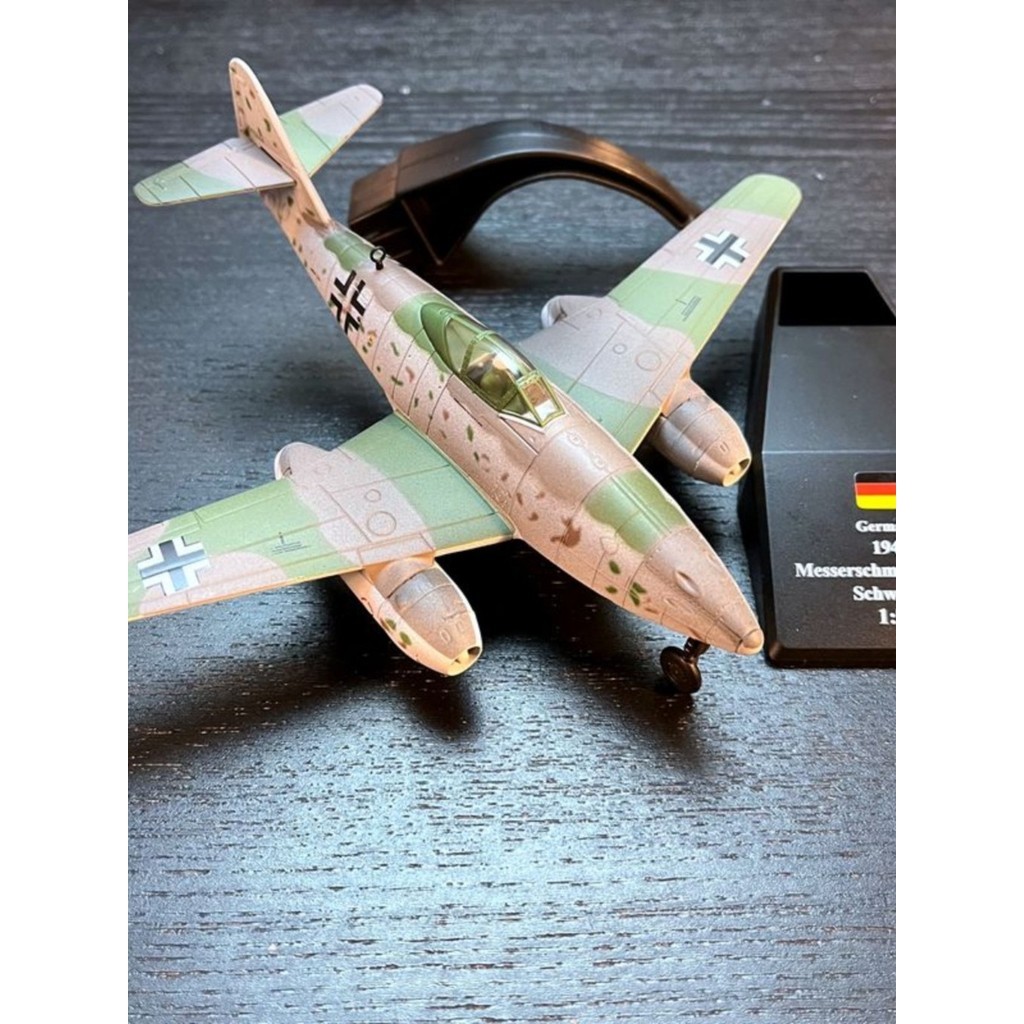 1: 72 Scale Alloy Aircraft Model World War II เครื่องบินที่มีชื่อเสียง German Fighter ME262 Swift Je