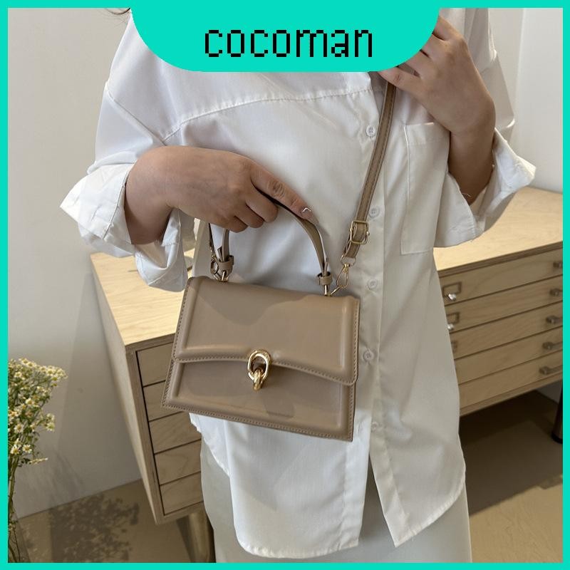 Mini Stylish Casual Tote Bag สําหรับผู้หญิงอเนกประสงค์กระเป๋าสี่เหลี่ยมเล็กในสีอินเทรนด์