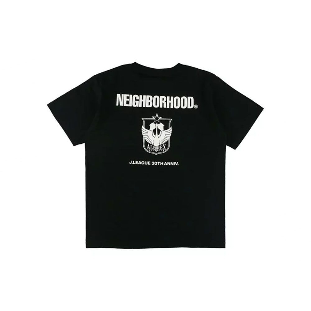 ♞,♘,♙NEIGHBORHOOD x Albirex Niigata Collab Short Sleeved T-shirt Black Unused WFD