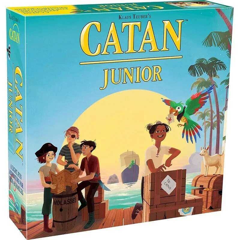 Studios เกมกระดาน Catan Junior/Family edition สำหรับผู้ใหญ่และครอบครัว เกมการ์ดสำหรับ 2-4 คน
