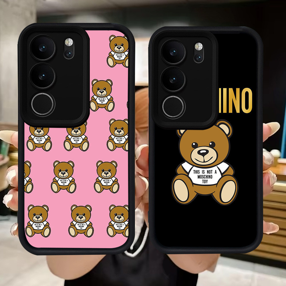 Q32 Moschino Brown Bear soft Casing สําหรับ Infinix HOT Note 50i 50X 60i 60 50S 50 Pro Plus 5G