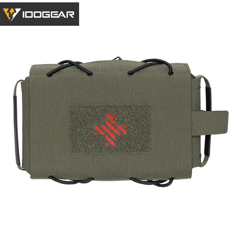 IDOGEAR กระเป๋าทางการแพทย์ขนาดใหญ่ ตัดเลเซอร์ สายคาดปุ๊กปิ๊ก และระบบโมลล์ รหัส 35132