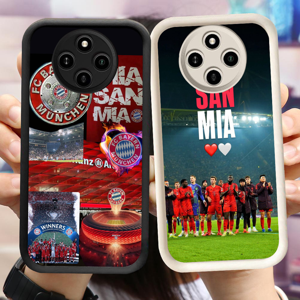 NB-9 Bayern Munich ฟุตบอลกันกระแทกสําหรับ Xiaomi Redmi 14C A3 A3X Poco X3 C75 C61 Pro