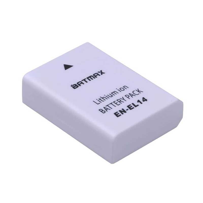 ▥ 4X En-El14 En-El14a Enel14 El14 1200Mah แบตเตอรี่สําหรับ Nikon