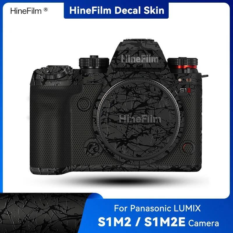 NIT Hinefilm Skin สําหรับ Lumix S1M2 กล้องสติกเกอร์ S1M2E กล้อง Anti-Scratch Wrap สําหรับ Panasonic 
