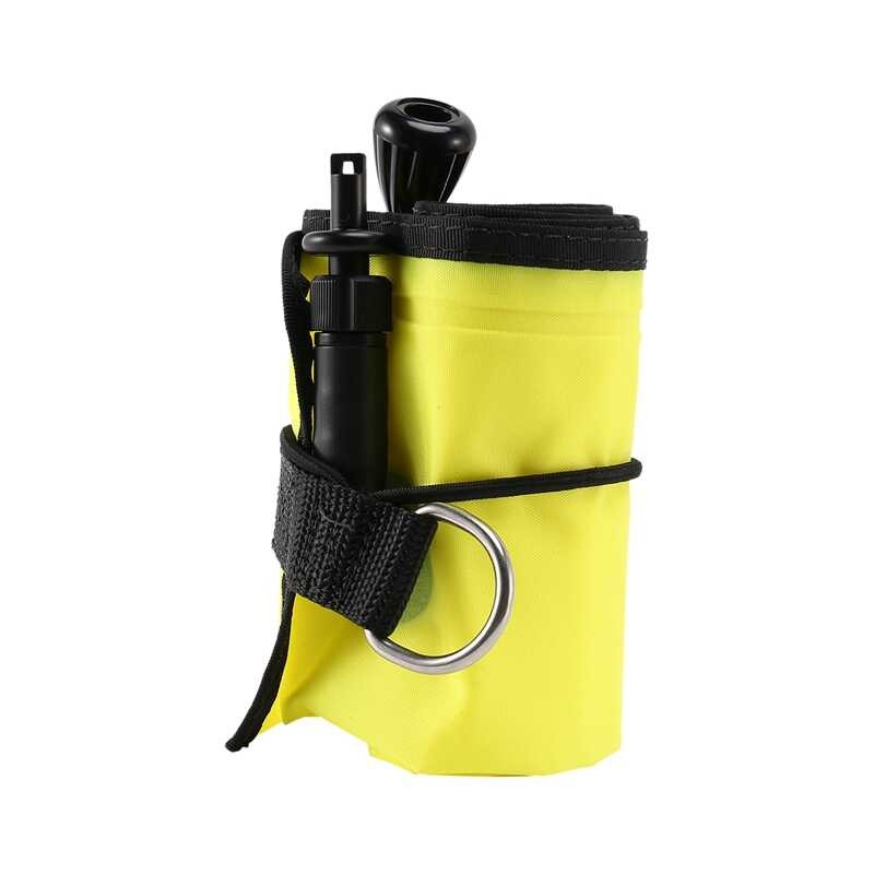 ❤ 1M Scuba Diving Iatable SMB Marker Buoy Visibility Float Signal Tube Sausage