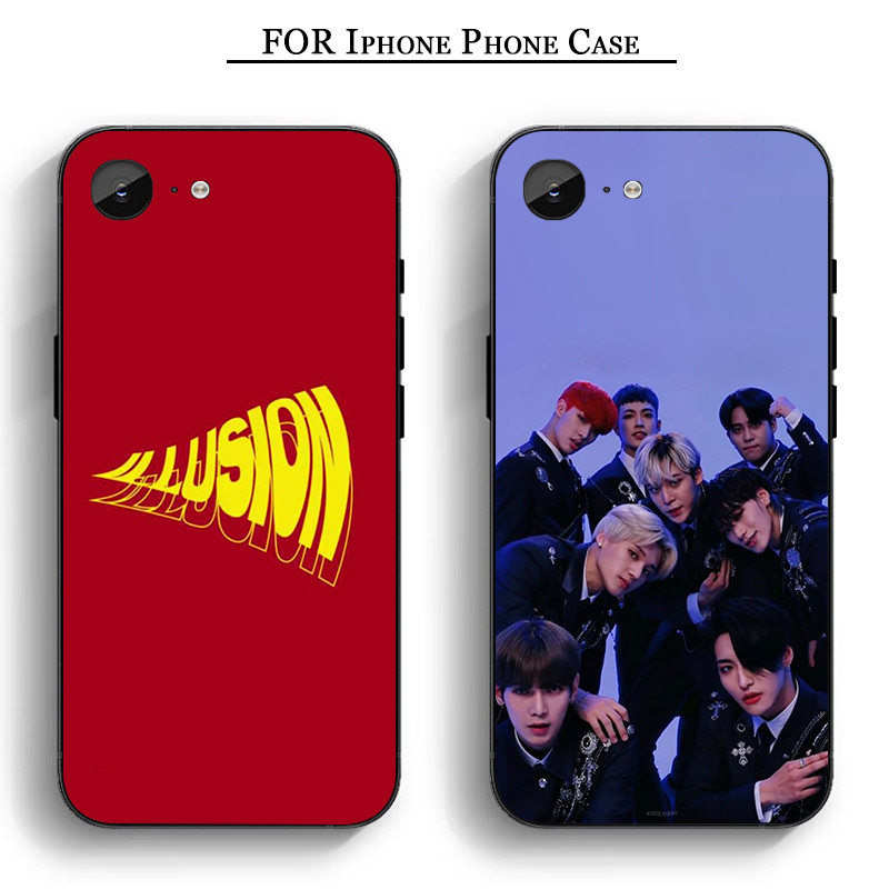 LH181 โลโก้ ATEEZ iPhone 11 12 Pro Max Mini 6 7 8 Plus Plus 6S X XS Max XR SE Soft Case