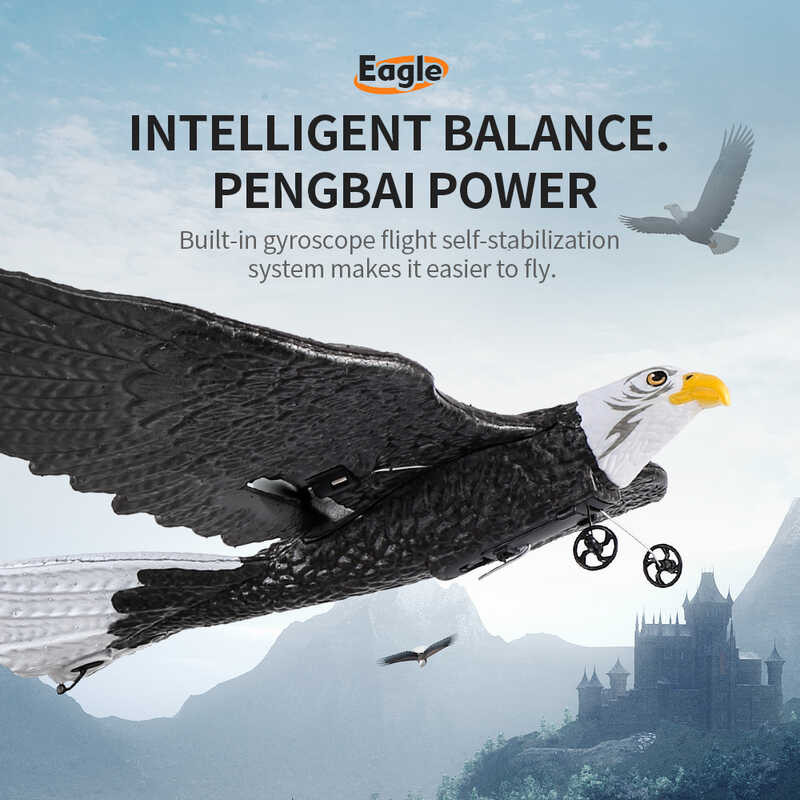 ➧ Z59 RC เครื่องบิน 2Ch Eagle เครื่องบินควบคุมระยะไกล Wingspa