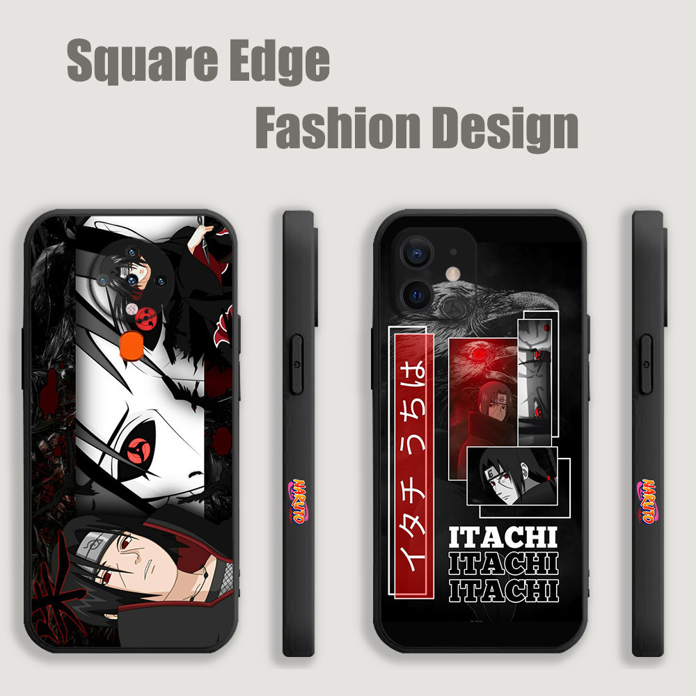 ปลอกสําหรับ Redmi หมายเหตุ 12 12S 13 Pro Plus A2 K70 Pro Turbo 4G 5G Naruto Itachi Uchiha อะนิเมะสีด