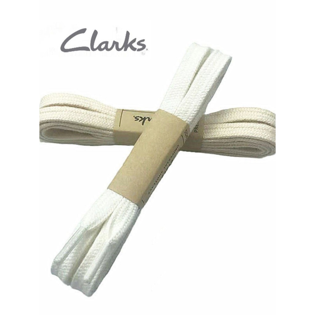 [สีสัน] Qile Shoelaces ของแท้ clarks ผ้าฝ้ายแท้แบนหนารองเท้าผ้าใบนุ่มเชือกลูกไม้ไม่สามารถหลุด Anti-D