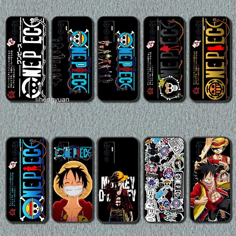 One Piece Vivo V23E 5G S10E V23E V2126 กรณีสีดําซิลิโคนอ่อนนุ่มอะนิเมะแนวโน้มการออกแบบใหม่ยอดนิยมที่