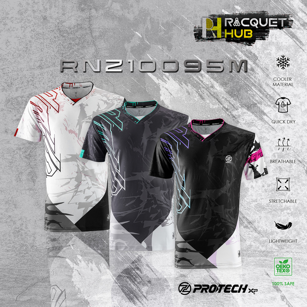 PROTECH Badminton Dry Fit Tournamnet Jersey- RNZ10095M