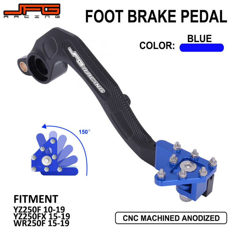 々 JFG Racingอลูมิเนียมcncรถจักรยานยนต์ด้านหลังเบรคเท้าเ