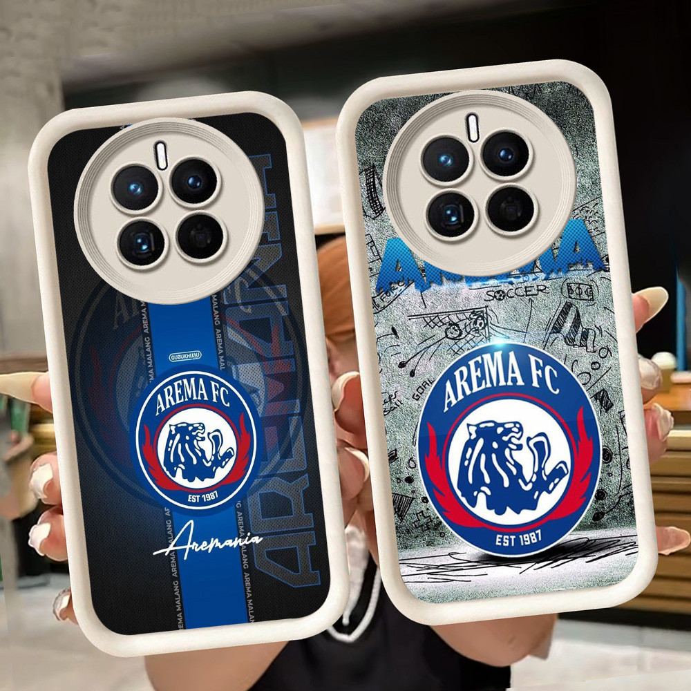 ปลอกอ่อนสําหรับ Realme Narzo 70 N65 12 12X Plus Pro Lite 5G สีขาว Q81 Arema FC