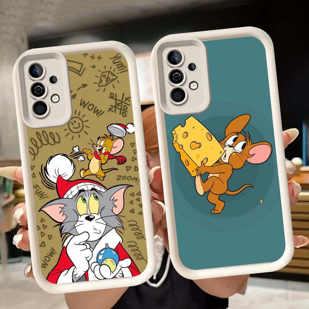 ปลอกอ่อนสําหรับ Samsung A16 A36 A24 A35 A15 A25 A55 A34 A54 A04s S25 Ultra A56 A05S A14 5G สีขาว Q8 