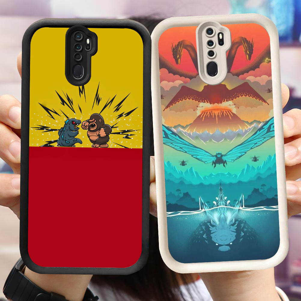 NB-27 Godzilla vs Kong เคสกันกระแทกสําหรับ OPPO A9 A5 F11 Reno 8T 2Z 2F Pro