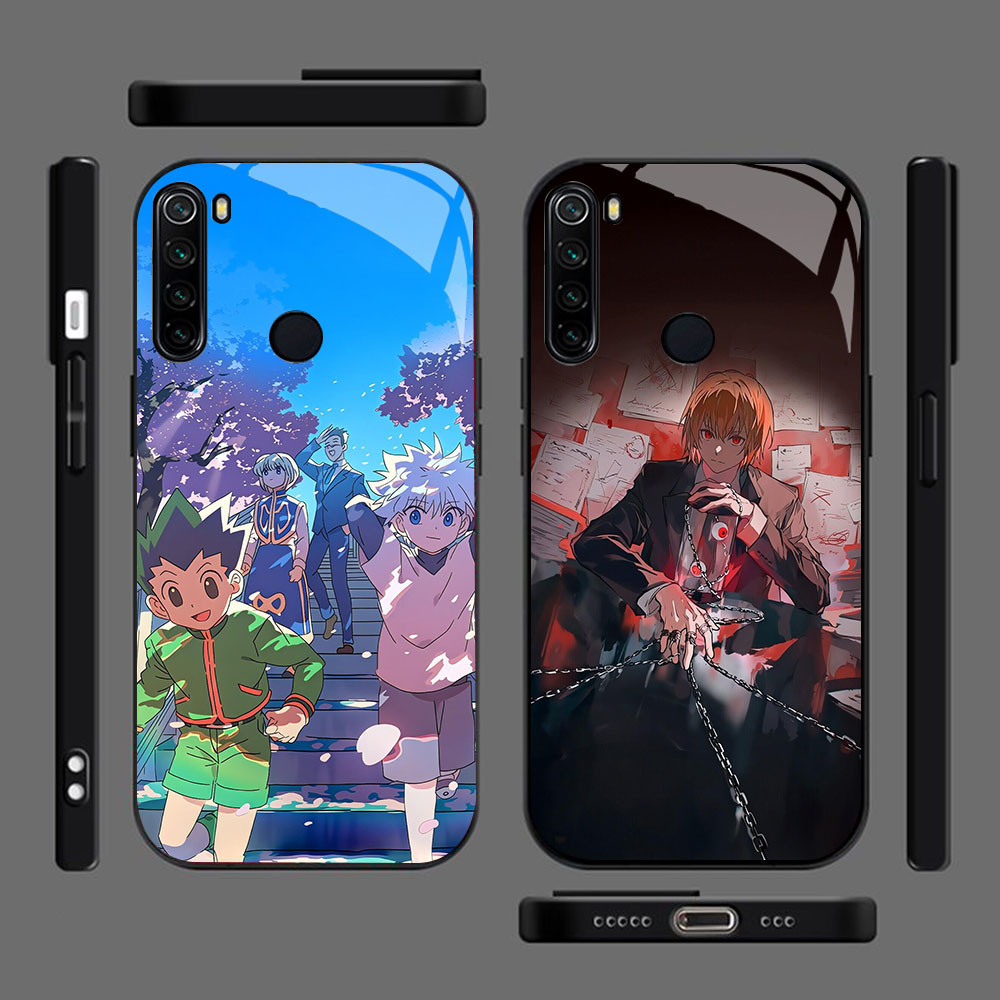 MK-72 Hunter x Hunter Liquid HD Glass Casing สําหรับ Samsung J7 Prime J6 J4 Core Pro Plus Note 9
