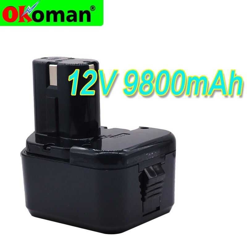 ❤ สำหรับ Hitachi Eb1214s Ds12dvf3แบตเตอรี่ชาร์จไฟได้12v 9800Mah Ni-Cd สว่านไร้สายแบตเตอรี่สำหรั
