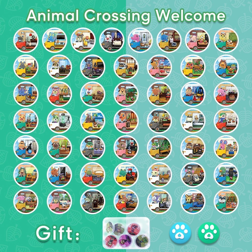 18 ชิ้น 50 ชิ้น Animal Crossing Amiibo การ์ดสําหรับ Nintendo Switch 3DS Animal Crossing ใหม่ Horizon