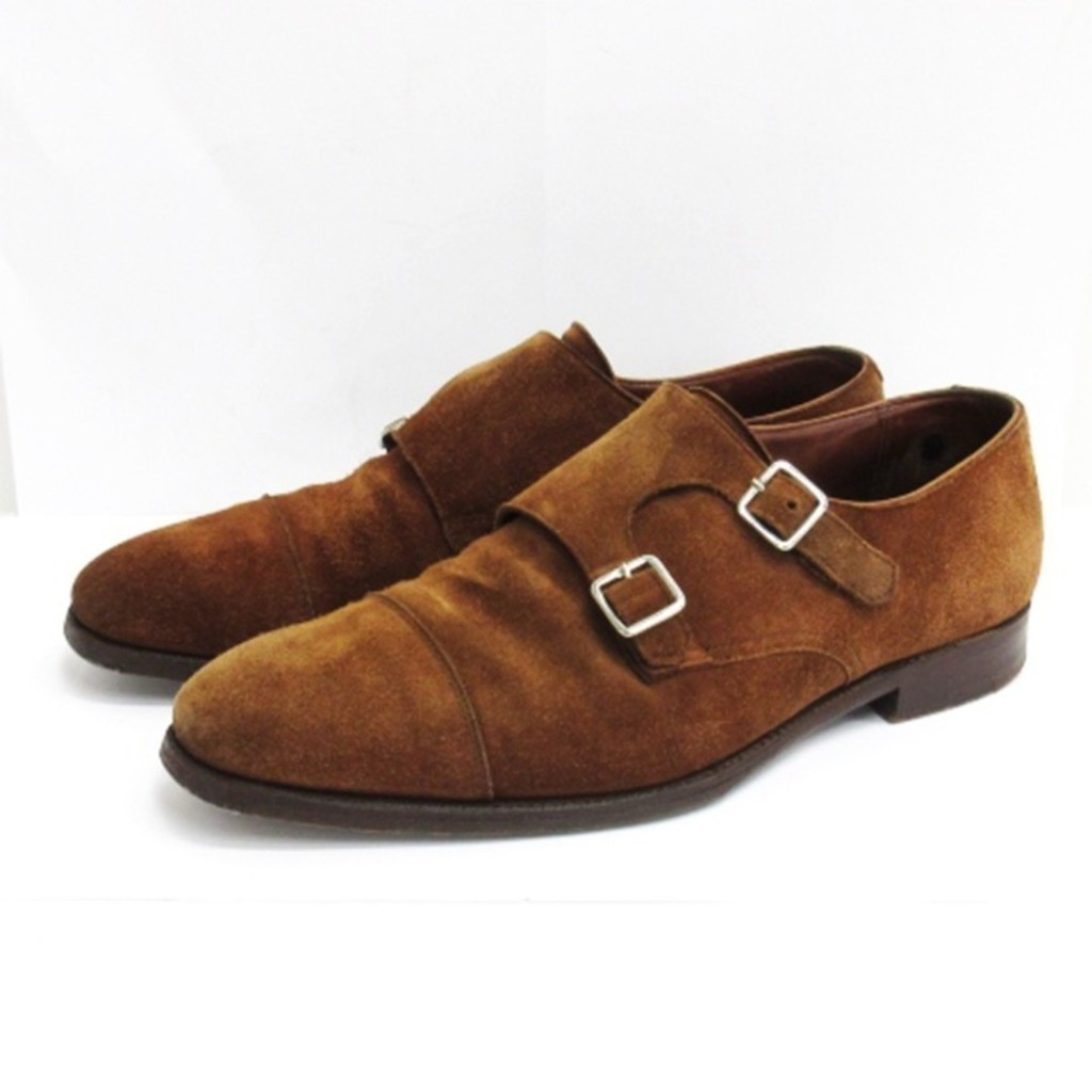 Crockett & Jones Business Shoes Double Monk Strap 7 25.5 ส่งตรงจากญี่ปุ่น มือสอง
