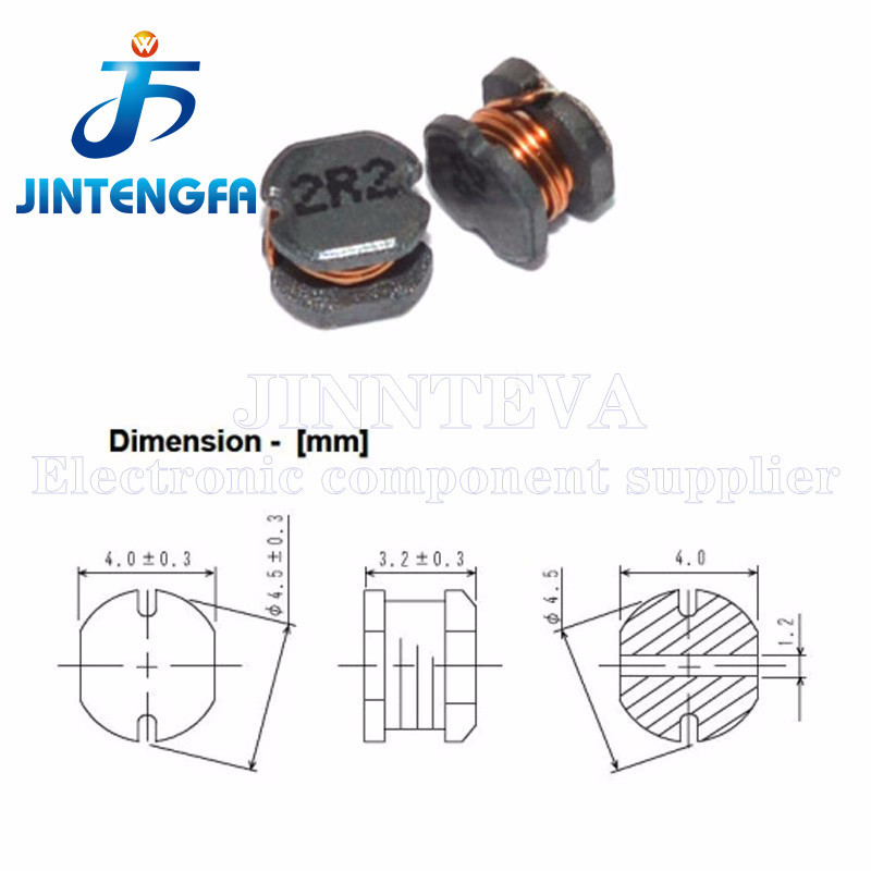50PCS SMD Power CD43 Inductor 2.2 3.3 4.7 10 22 47 68 100 220 330 470UH ลวดแผลชิปเหนี่ยวนํา 100 101 