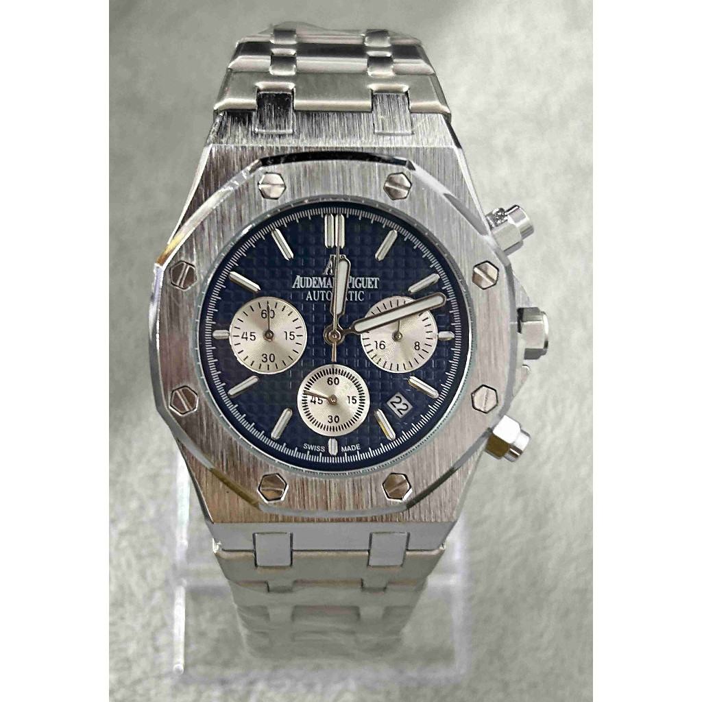 Aibi Royal Oak Full-Function นาฬิกาผู้ชายผู้ชายธุรกิจ Casual Design กันน้ําวันที่จอแสดงผล Rui นาฬิก