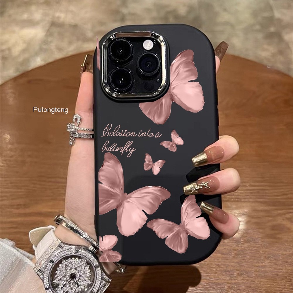 ผีเสื้อเหมาะสําหรับ Vivo U10 U3 U3X เคสโทรศัพท์กันกระแทก