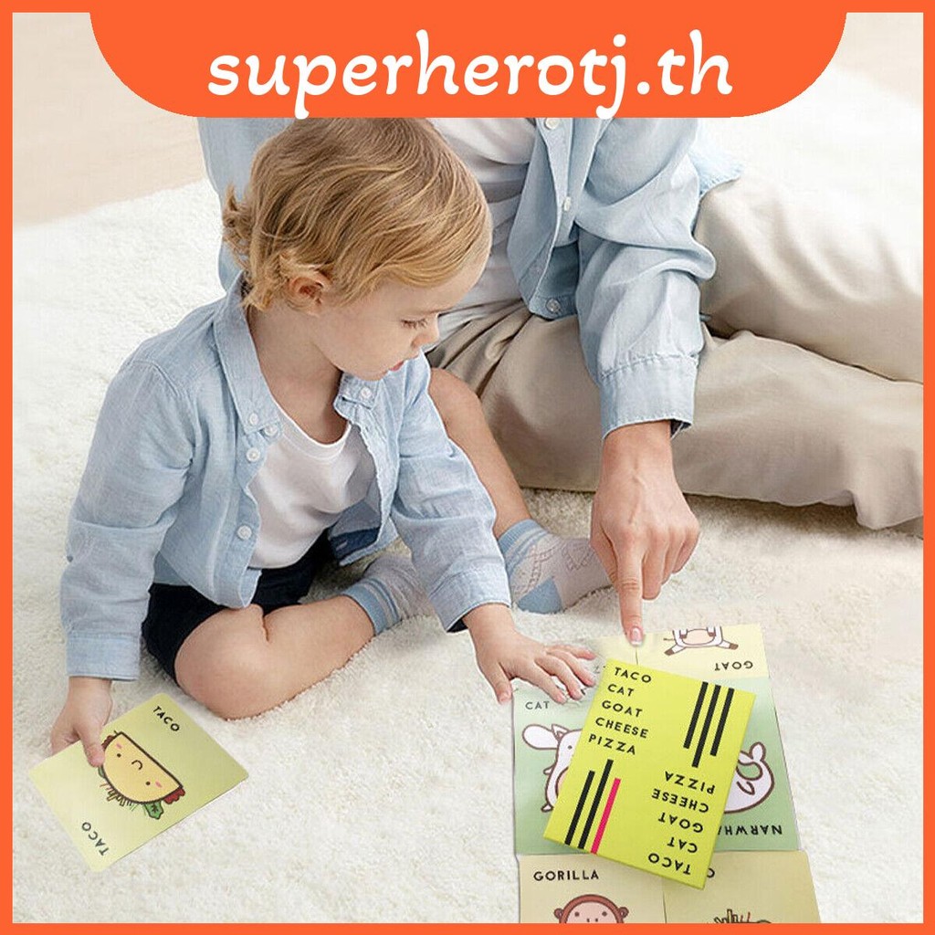 Entertaining Game Party Taco Cat Goat Cheese Pizza การ์ดเกมสําหรับชั่วโมงสนุก