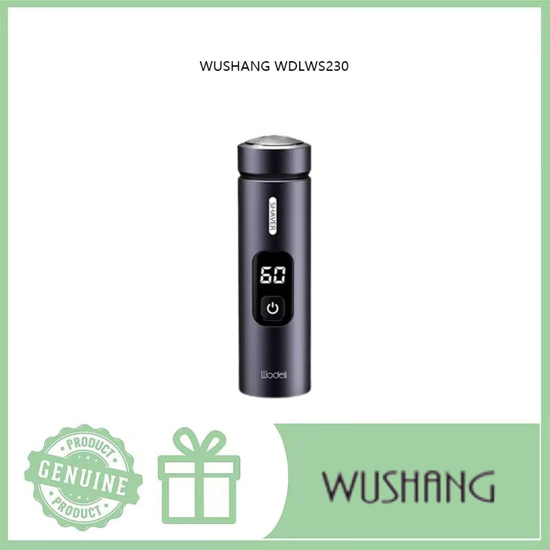 WUSHANG WDLWS230 Men's Electric Shaver Intelligent Digital Floating Blade for Wet and Dry Double Sh