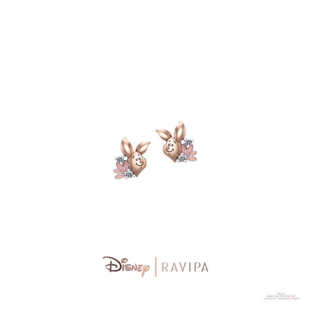 Piglet Pink Blossom Earrings - ต่างหู