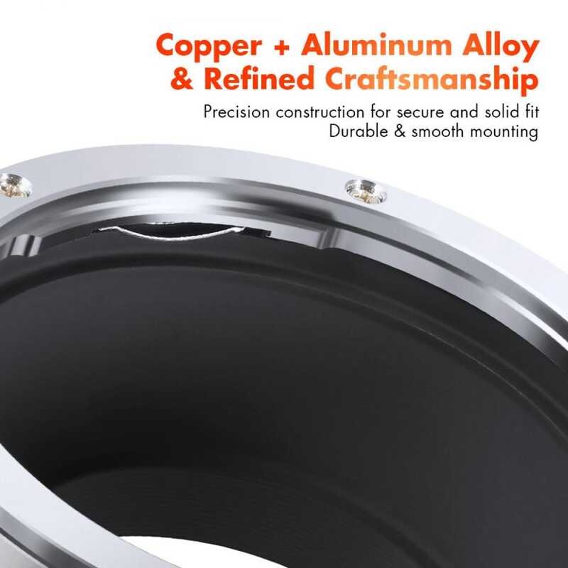 Δ เลนส์ K & F Concept M4/3 Bayonet สำหรับ Canon EOS EF ถึง M43 MFT Lens Adapter