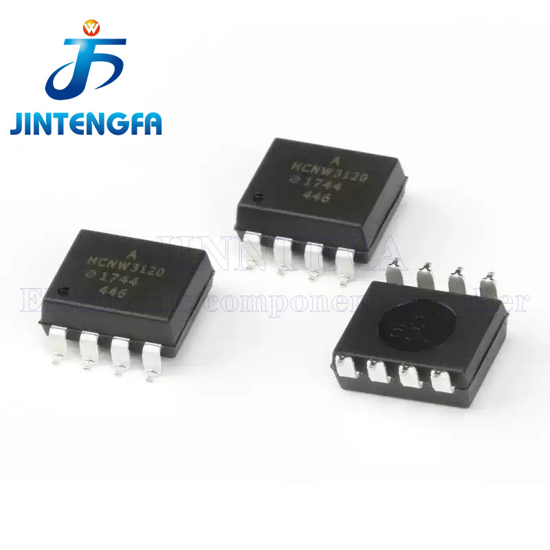 10PCS HCNW3120 SOP-8 SMD HCNW3120-300E HCNW3120-500E 2.5 Amp Output Current IGBT Gate Drive Optocoupler IC