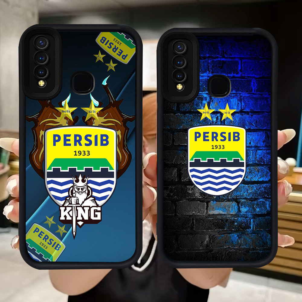 Q86 Persib soft Casing สําหรับ VIVO Y30 Y50 Y19 V9 Y95 Y93 Y12 Y91 Y30i Y15 Y17 Z1 Pro Y91C