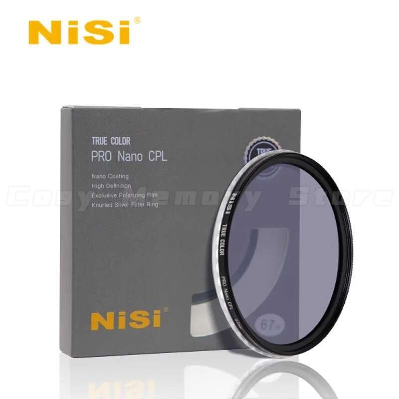 NiSi TRUE COLOR PRO Nano CPL Filter 40.5/49/52/58/72/82/67/77mm reflex กล้องโพลาไรเซอร์สี fidelity P