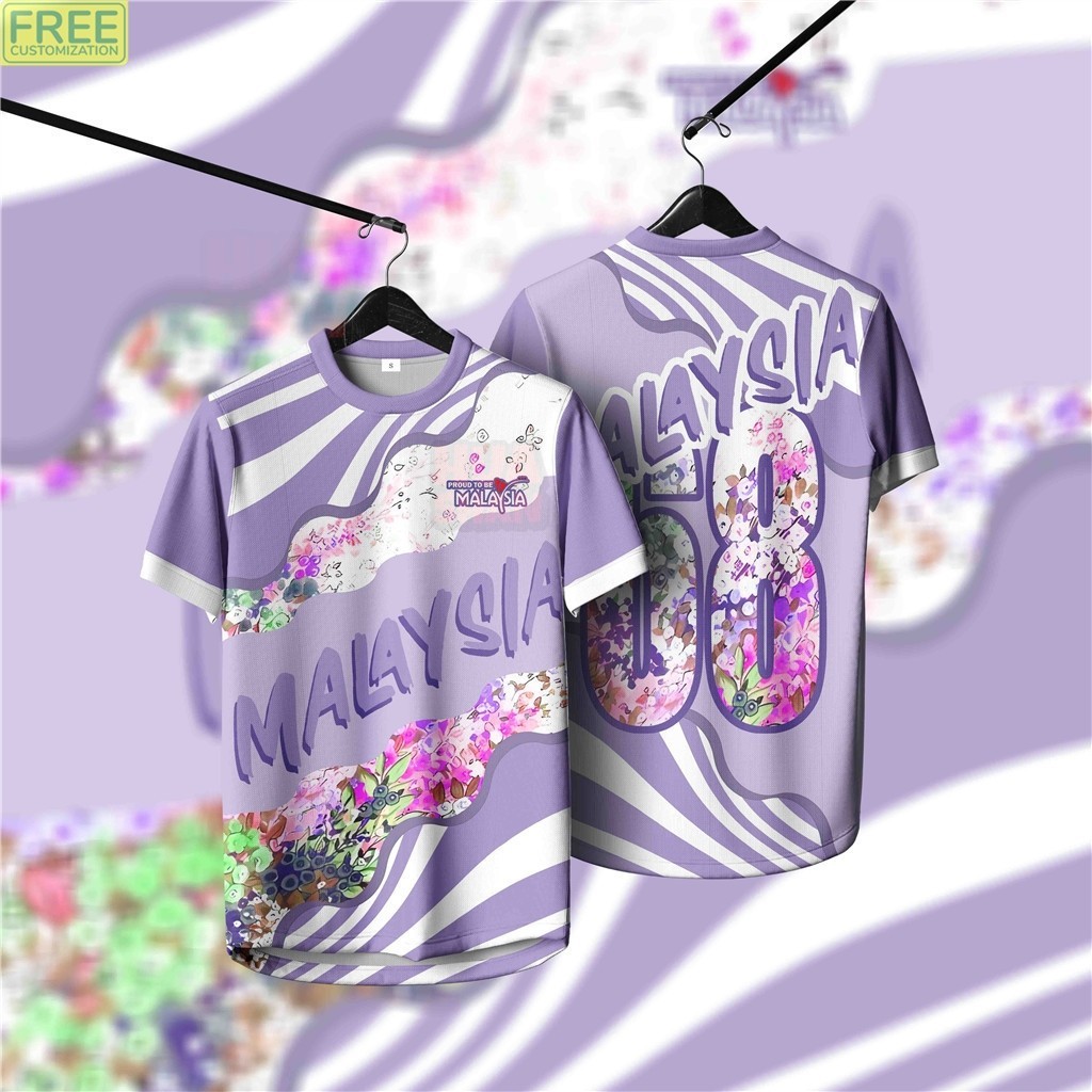 2025 วันประกาศอิสรภาพ 68th Anniversary Sports Quick-Drying Jersey Casual Outdoor Sports Football Jer