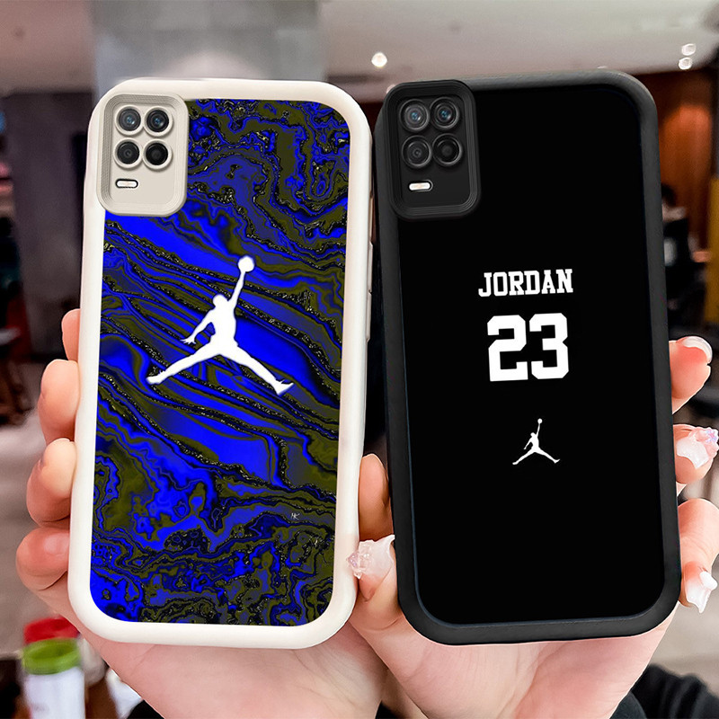 ปลอกกันกระแทกสําหรับ OPPO A54 Realme 8 8S Q3 V13 Narzo 30 Pro WF20 J-jordan โลโก้