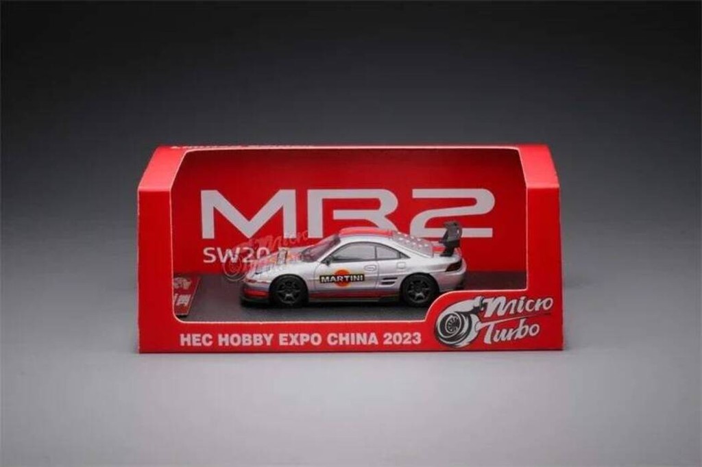 MicroTurbo 1:64 MR2 SW20 Revision Martini รถโมเดลDiecast