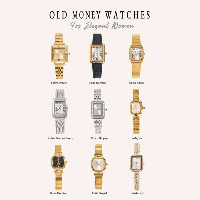 Uworld นาฬิกาสแตนเลสวินเทจ สำหรับผู้หญิง พร้อมกลไกญี่ปุ่น กันน้ำ ขัดเงา ทอง PVD เครื่องประดับ