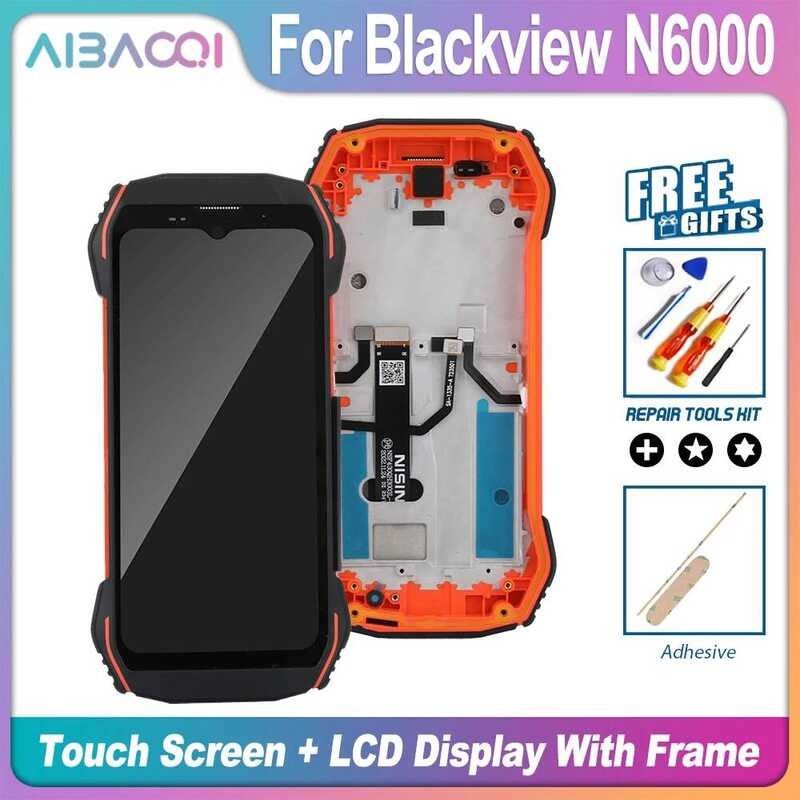 ▥ 4.3นิ้วต้นฉบับใหม่สำหรับ Blackview หน้าจอสัมผัส N6000 + 540X1200จอแสดงผล LCD ที่มีกรอบ Digiti