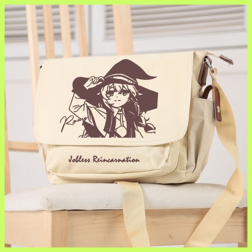กระเป๋า Messenger Roxy Migurdia Jobless Reincarnation สินค้า Roxy อะนิเมะสองมิติการ์ตูนนักเรียนกระเป