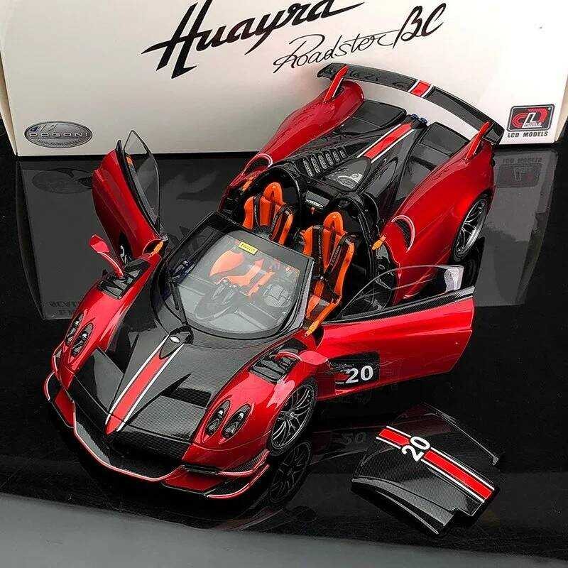 1:18 Pagani Huayra BC Alloy Sports Model Diecast Metal Racing Car Vehicles Model Collection Sound L